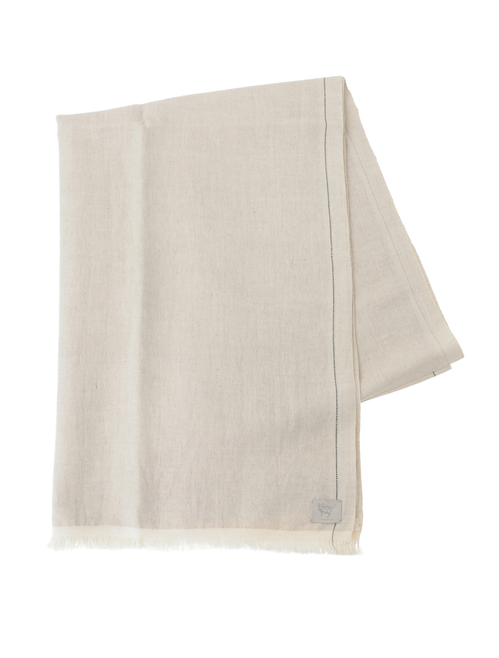 【NIMNIMDUAI/ニムニムデュアイ】ストール/ALLO COTTON PLAIN 詳細画像 オフホワイト 2