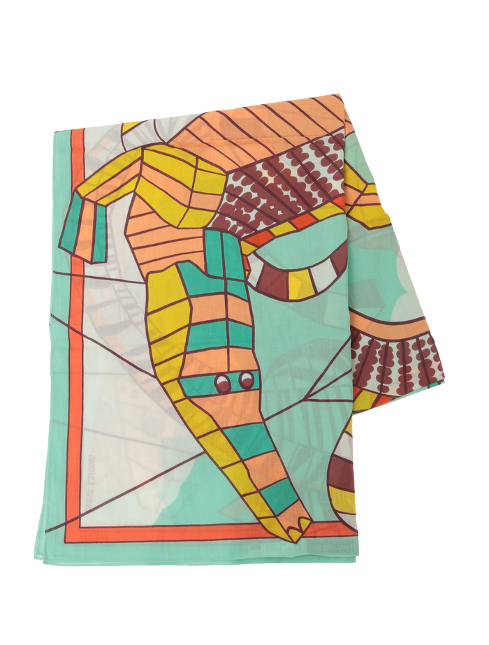 【INOUI EDITIONS/イヌイエディション】ストール/CERFS VOLANTS 詳細画像 ターコイズ 3