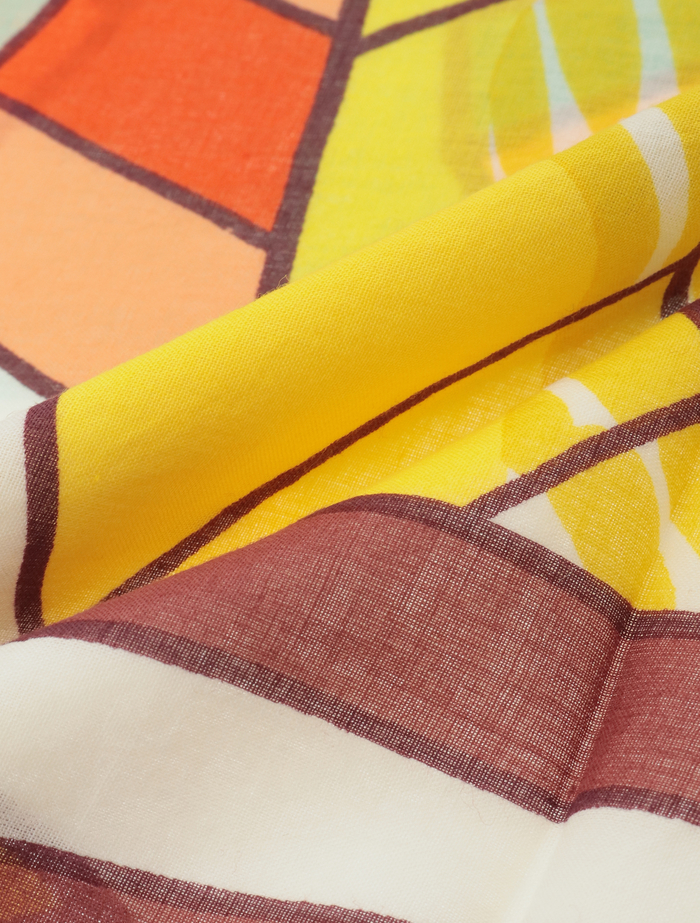 【INOUI EDITIONS/イヌイエディション】ストール/CERFS VOLANTS 詳細画像 ターコイズ 7