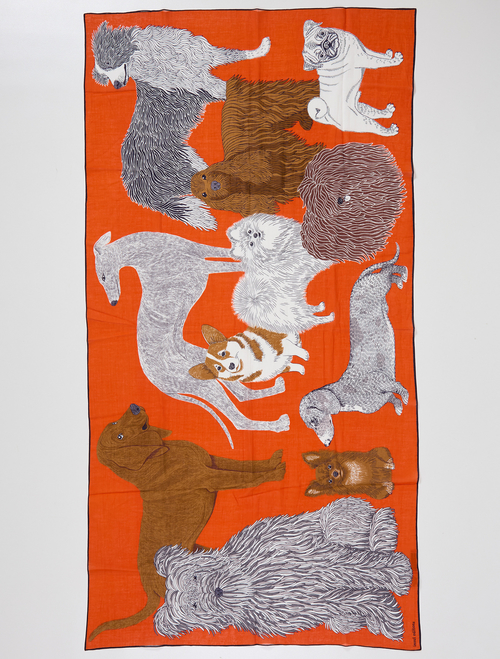 【INOUI EDITIONS/イヌイエディション】ストール/COTTON TOUTOU