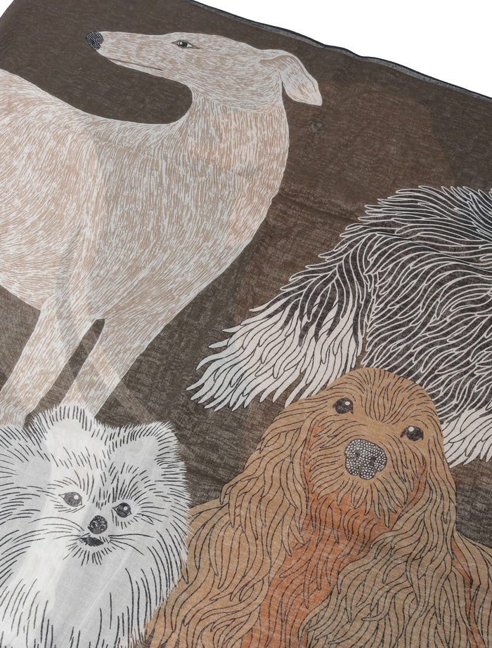 【INOUI EDITIONS/イヌイエディション】ストール/COTTON TOUTOU 詳細画像 グレー 6