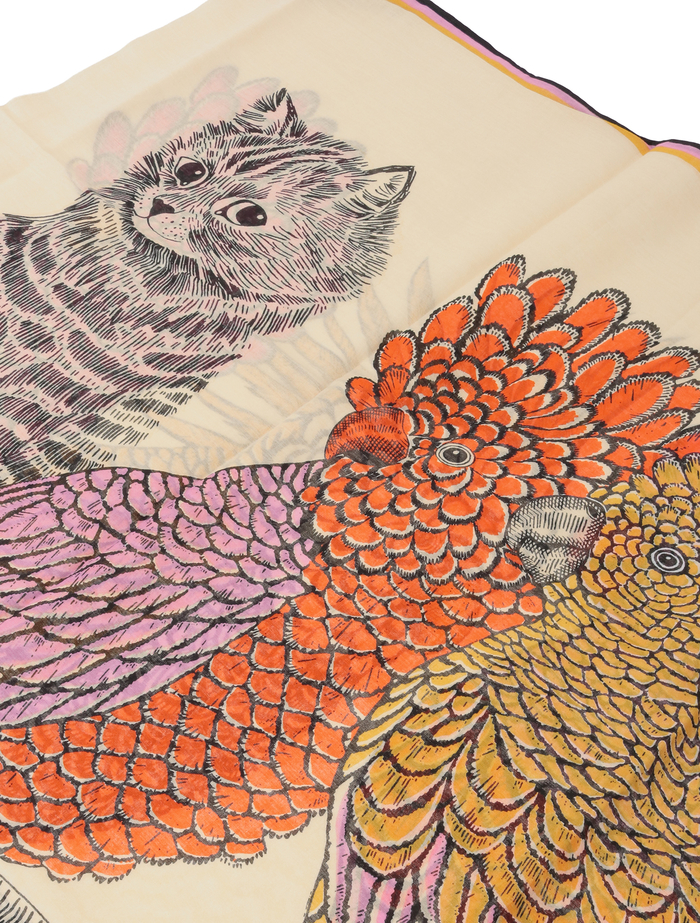 【INOUI EDITIONS/イヌイエディション】ストール/CARACAT 詳細画像 ホワイト 6