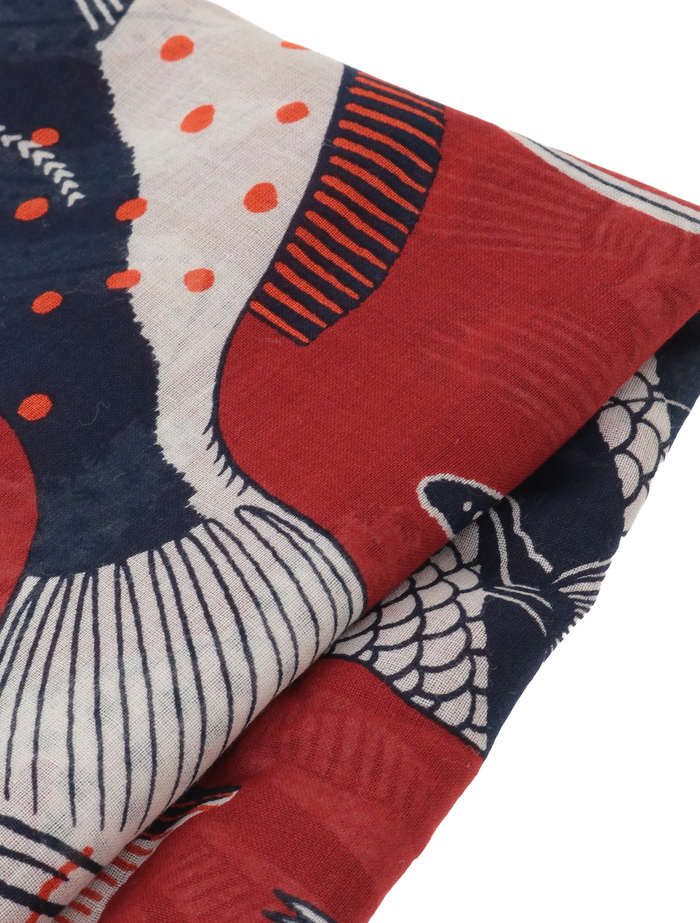 【INOUI EDITIONS/イヌイエディション】ストール/NEPTUNE 詳細画像 レッド 4