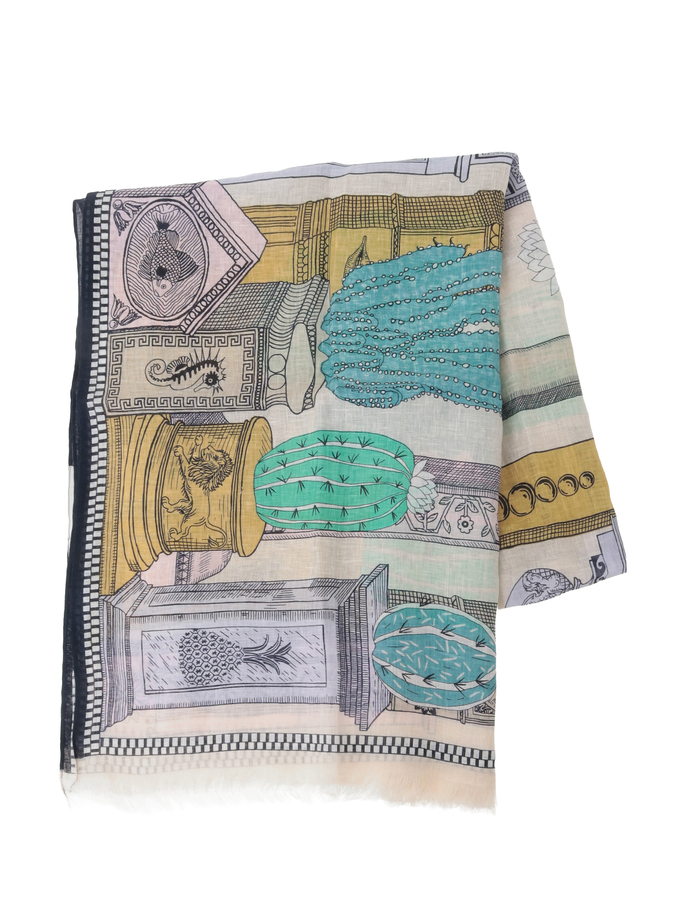 【INOUI EDITIONS/イヌイエディション】ストール/TEQUILA 詳細画像 ホワイト 3