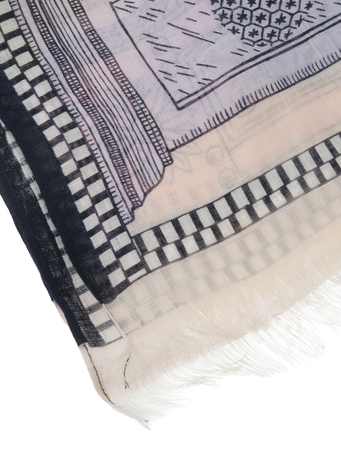 【INOUI EDITIONS/イヌイエディション】ストール/TEQUILA 詳細画像 ホワイト 5