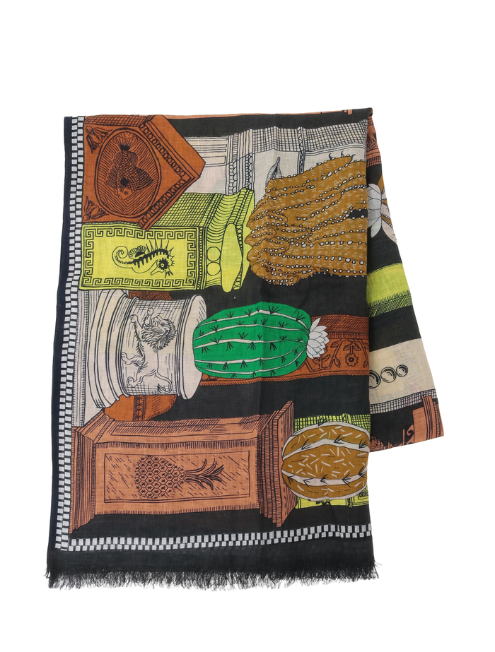 【INOUI EDITIONS/イヌイエディション】ストール/TEQUILA 詳細画像 イエロー 3