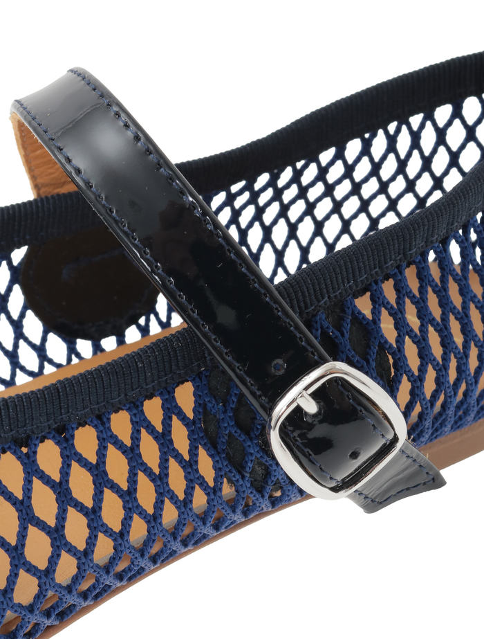 【LOLO BALLERINA/ロロ・バレリーナ】フラットシューズ/SALINA MESH VIDEO 詳細画像 ネイビー 7