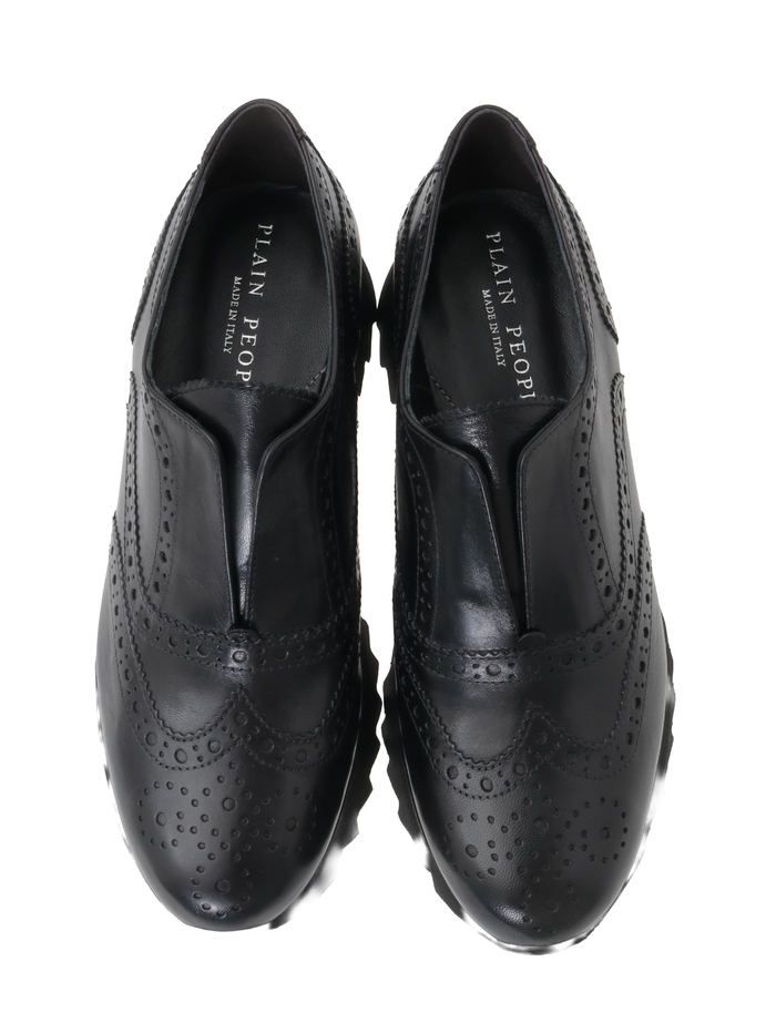 【LUCA GROSSI/ルカグロッシ】ローファースニーカー/F572 詳細画像 ブラック 2