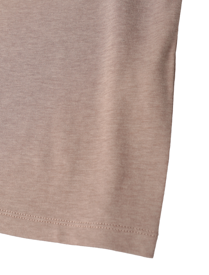 ヴィンテージプレーティングジャージーボートネックTシャツ 詳細画像 ベージュ 5