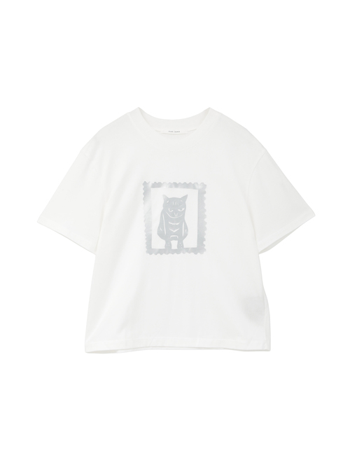キャットプリントTシャツ