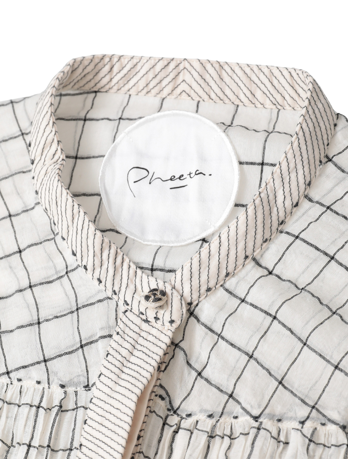 【Pheeta/フィータ】ブラウス/PH016C-41C SHIRTS Mona
 詳細画像 チェック 3