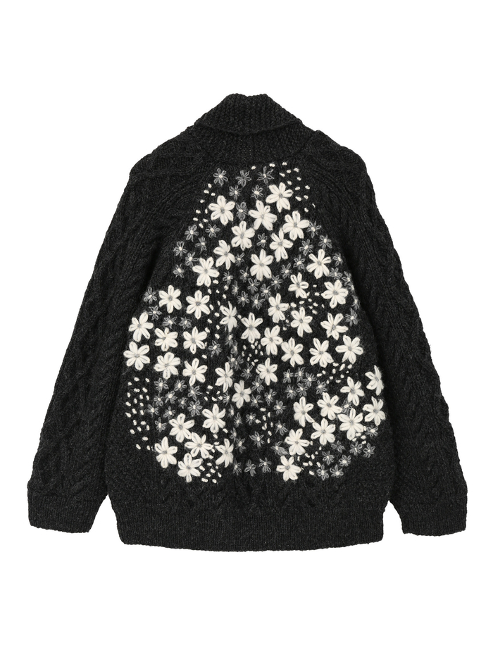 【Pheeta/フィータ】カーディガン/PH016C-HN1 ZIP CARDIGAN Clara 詳細画像 ダークグレー 2