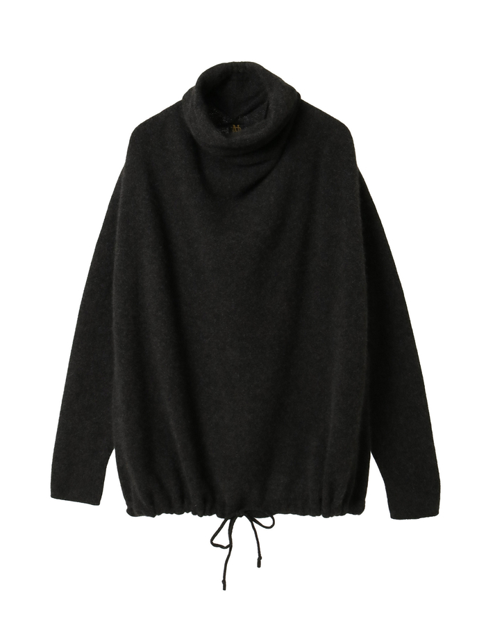 【BATONER /バトナー】セーター/BN-26FL-040 TURTLE NECK 詳細画像 チャコール 1