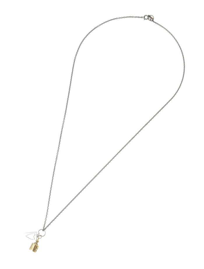 【MC Mathias Chaize/マティアス・シェーズ】ネックレス/NK-165 NECKLACE SILVER CHAINS WITH 1G D'AMOUR 詳細画像 ブロンズ 1