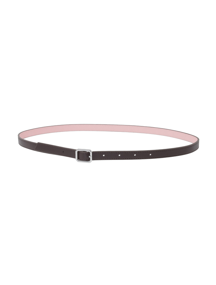 【MAISON BOINET/メゾンボワネ】ベルト/Nina - 15mm Buckle: Silver 詳細画像 ブラウン 1