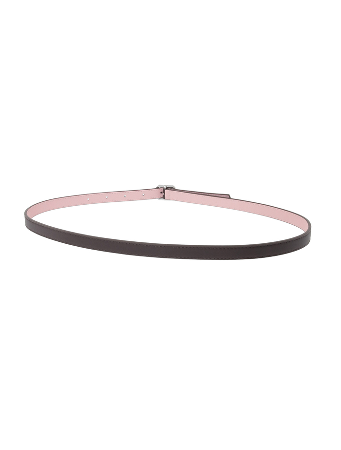 【MAISON BOINET/メゾンボワネ】ベルト/Nina - 15mm Buckle: Silver 詳細画像 ブラウン 2