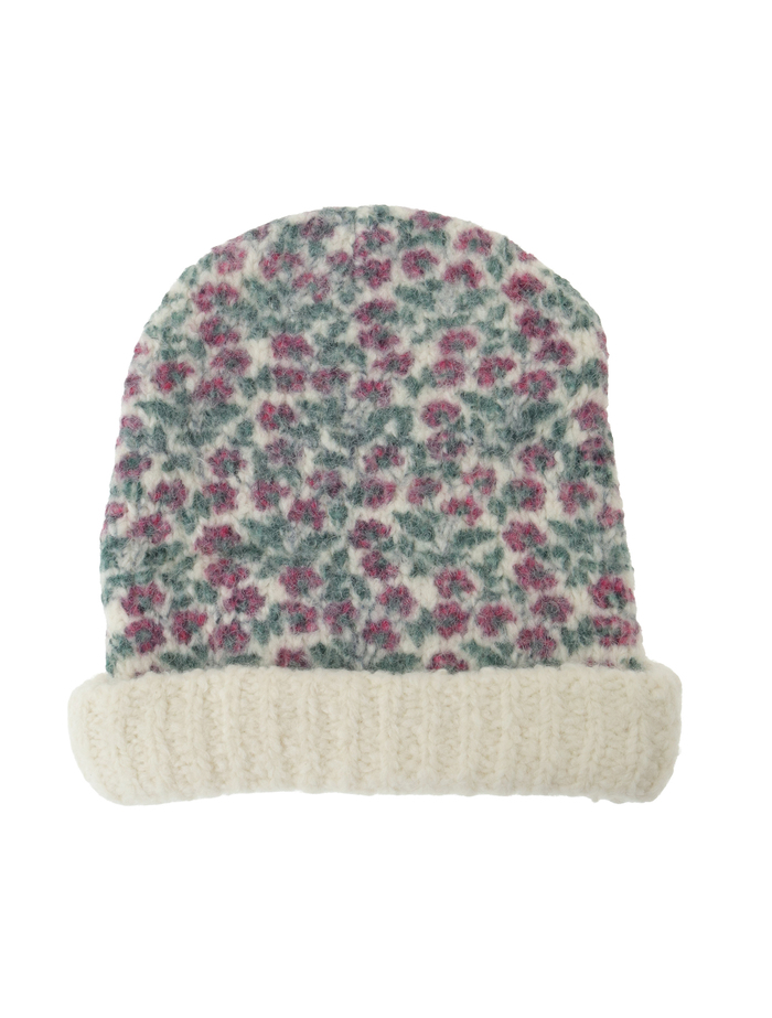 【Mii/ミー】帽子/KNITTED BLOCK PRINTED BONNET 詳細画像 マルチ 1