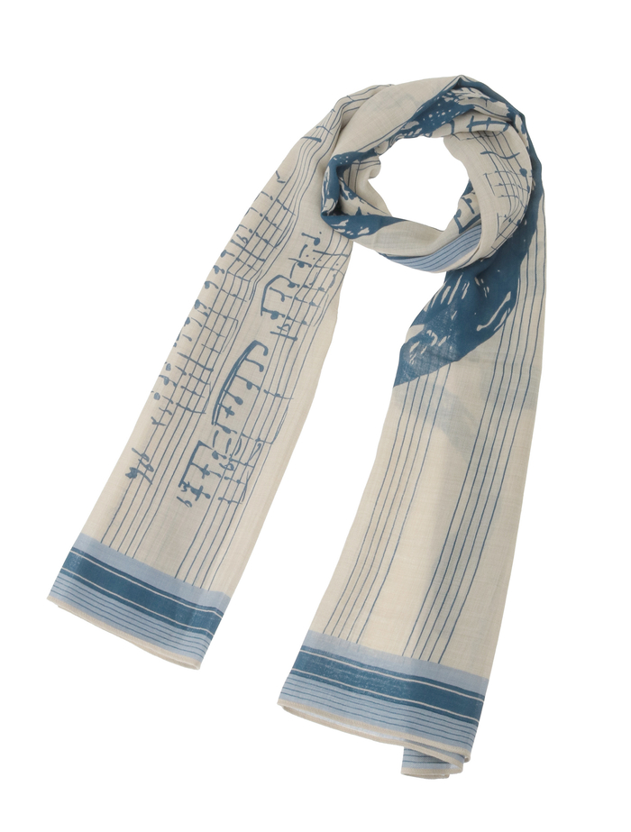 【INOUI EDITIONS/イヌイエディション】ストール/SCARF 55 IMPROMPTU 詳細画像 ブルー 1