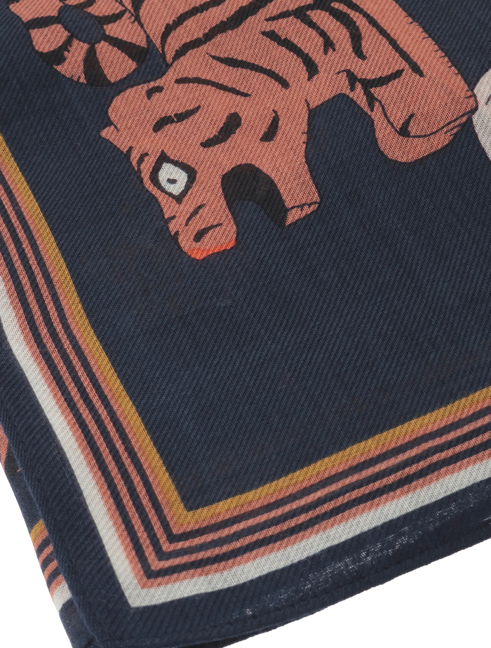 【INOUI EDITIONS/イヌイエディション】ストール/SCARF 70 COLLECTIONNEUR 詳細画像 ブルー 4