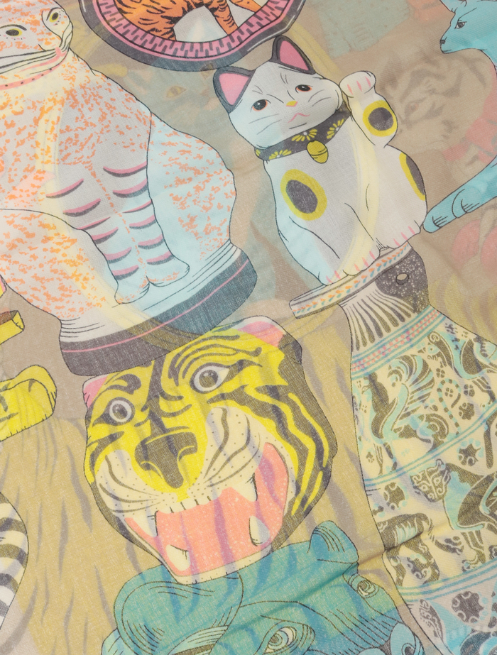 【INOUI EDITIONS/イヌイエディション】ストール/SCARF 70 COLLECTIONNEUR 詳細画像 パステル 4