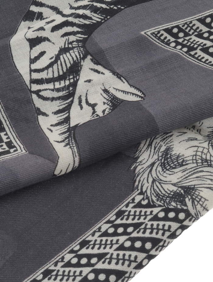 【INOUI EDITIONS/イヌイエディション】ストール/SCARF 70 LES CHERIS 詳細画像 ブラック 3