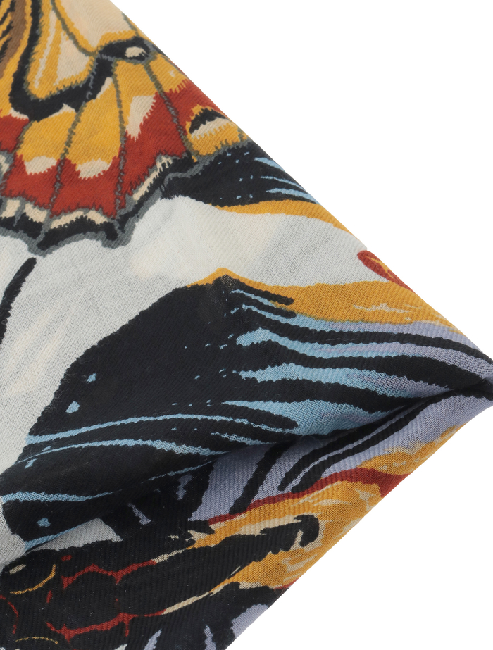 【INOUI EDITIONS/イヌイエディション】ストール/SCARF 70 PAPILLONS 詳細画像 ホワイト 3