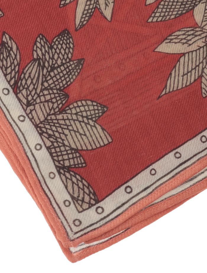【INOUI EDITIONS/イヌイエディション】ストール/SCARF 80 1889 詳細画像 テラコッタ 7