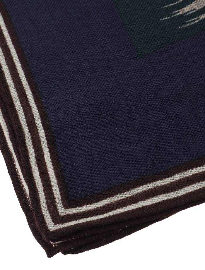 【INOUI EDITIONS/イヌイエディション】スカーフ/SCARF 100 OURS 詳細画像 ネイビー 5