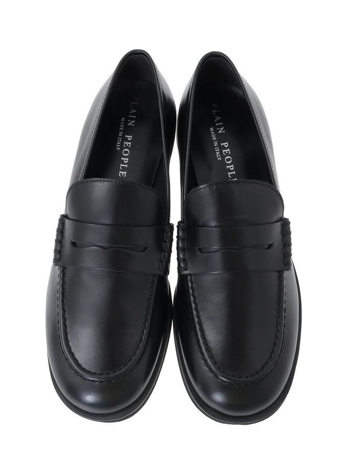 【LUCA GROSSI/ルカグロッシ】ローファー/LOAFER (M009M 0195 FA17 ne/ne TDM) 詳細画像 ブラック 2
