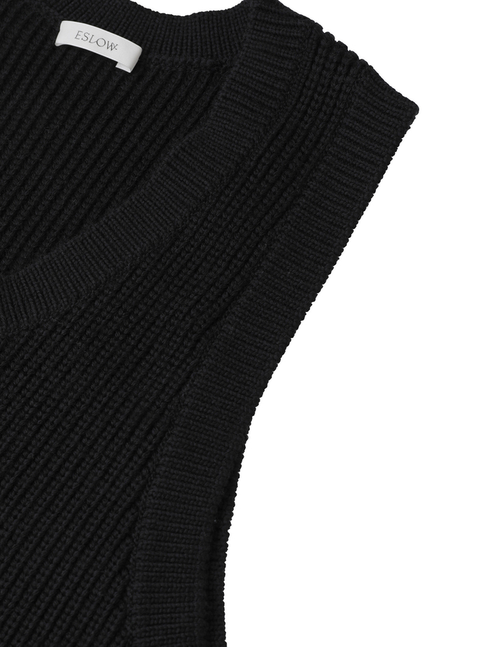 【ESLOW/エスロー】セーター 詳細画像 ブラック 6