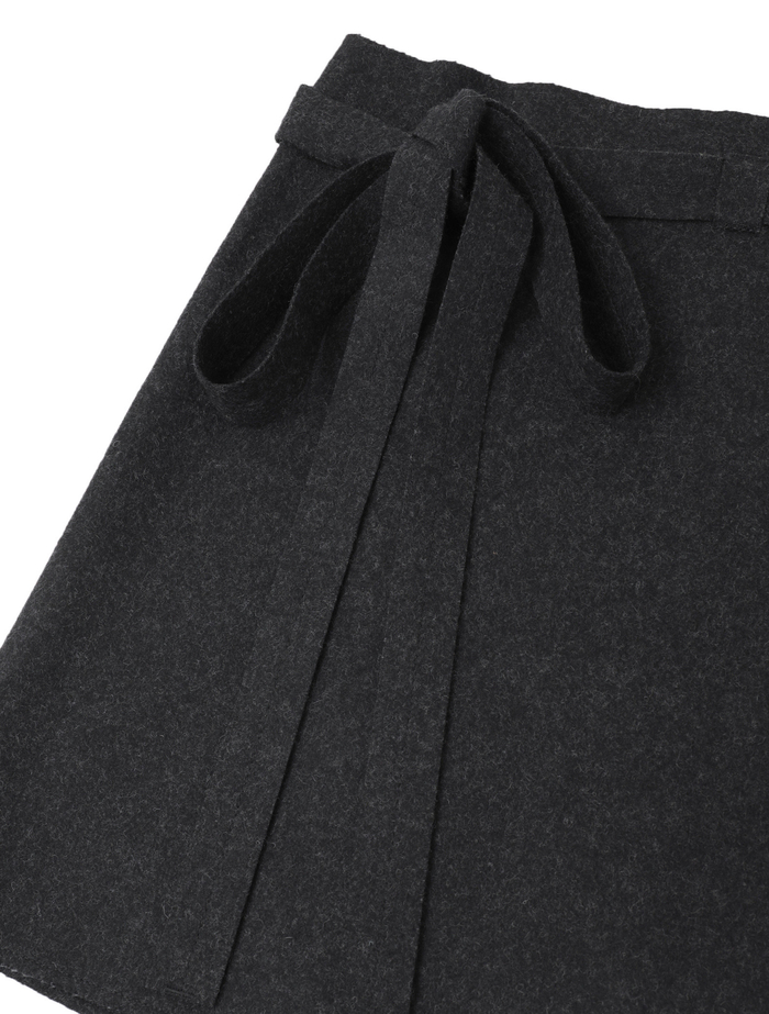 【ESLOW/エスロー】スカート 詳細画像 チャコールグレー 5