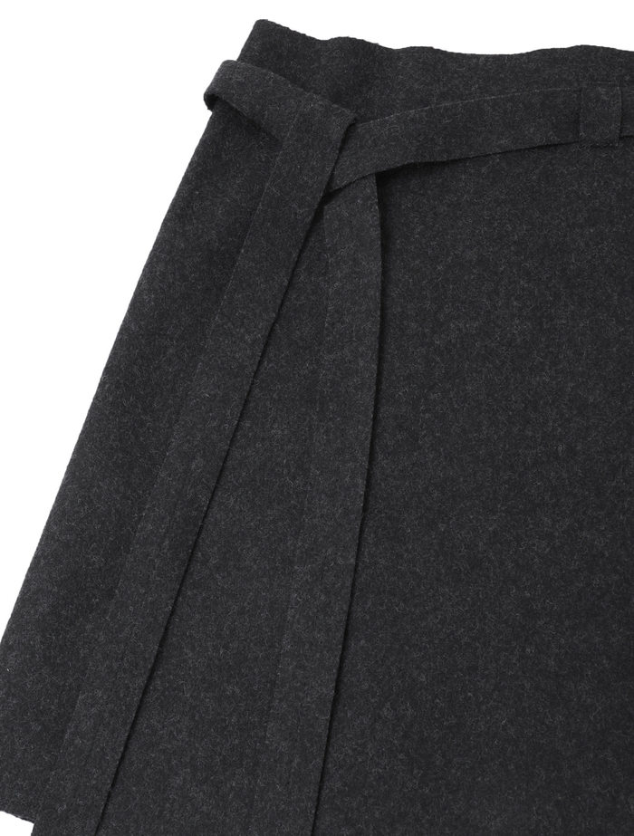 【ESLOW/エスロー】スカート 詳細画像 チャコールグレー 6