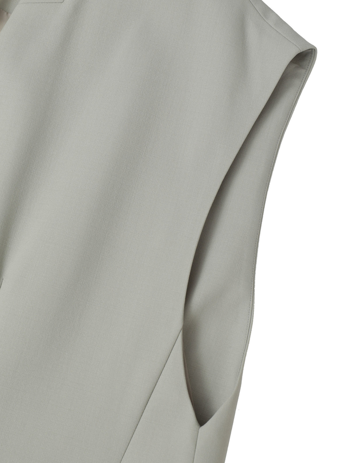 【ESLOW/エスロー】ベスト 詳細画像 ライトベージュ 4