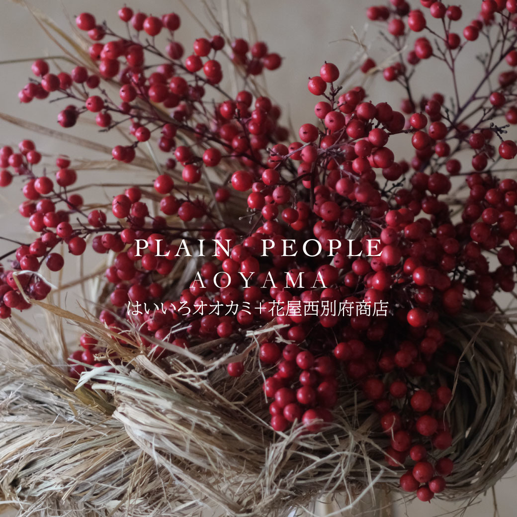 はいいろオオカミ+花屋西別府商店 | PLAIN PEOPLE青山